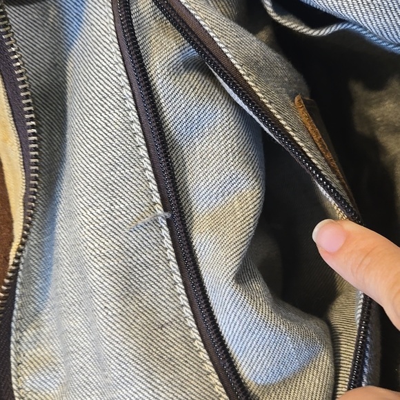 Vintage Selina Vaughan Royal Quality Brown& Tan Men's Bag Backpack - Picture 10 of 15